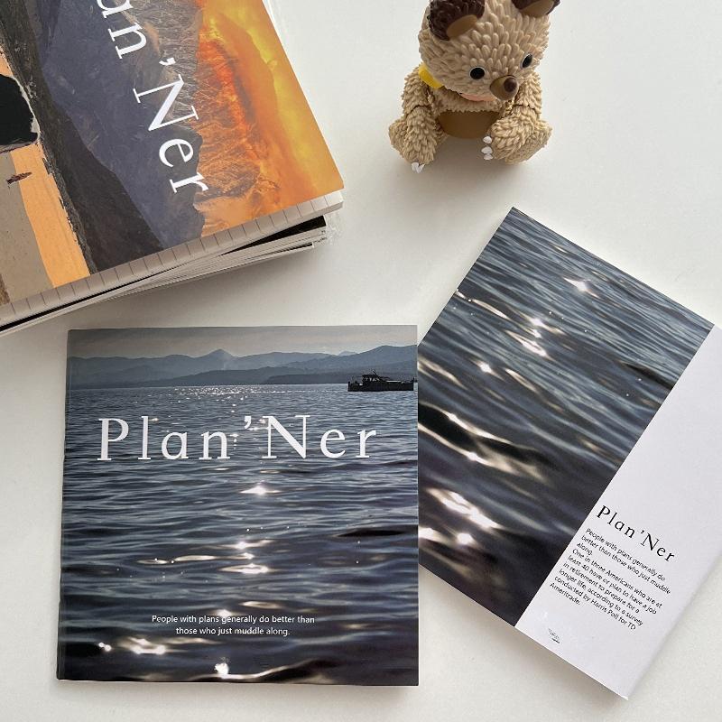 

Корейские Ins серии природных пейзажей Планировщики Милые ежедневные еженедельные планы Тетрадь для студентов Канцелярские принадлежности Эстетические школьные принадлежности для девочек