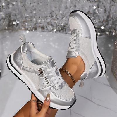 Damskie buty codzienne Modne oddychające buty do chodzenia z siateczki do biegania Sneakersy Damskie 2025 Buty wulkanizowane na siłownię Obuwie damskie