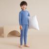 Children's Wool and Silk Thermal Underwear Set Boys and Girls Autumn Clothes and Pants German Baby Winter Double-Sided Fleece Pajamas