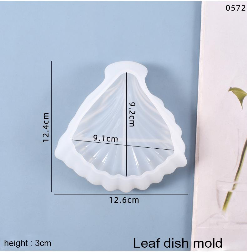3D Starfish Tray Silicone Mold DIY Pentagram Jewelry Storage Pallet Molds Plaster Concrete Resin Plate Casting Mould Home Decor