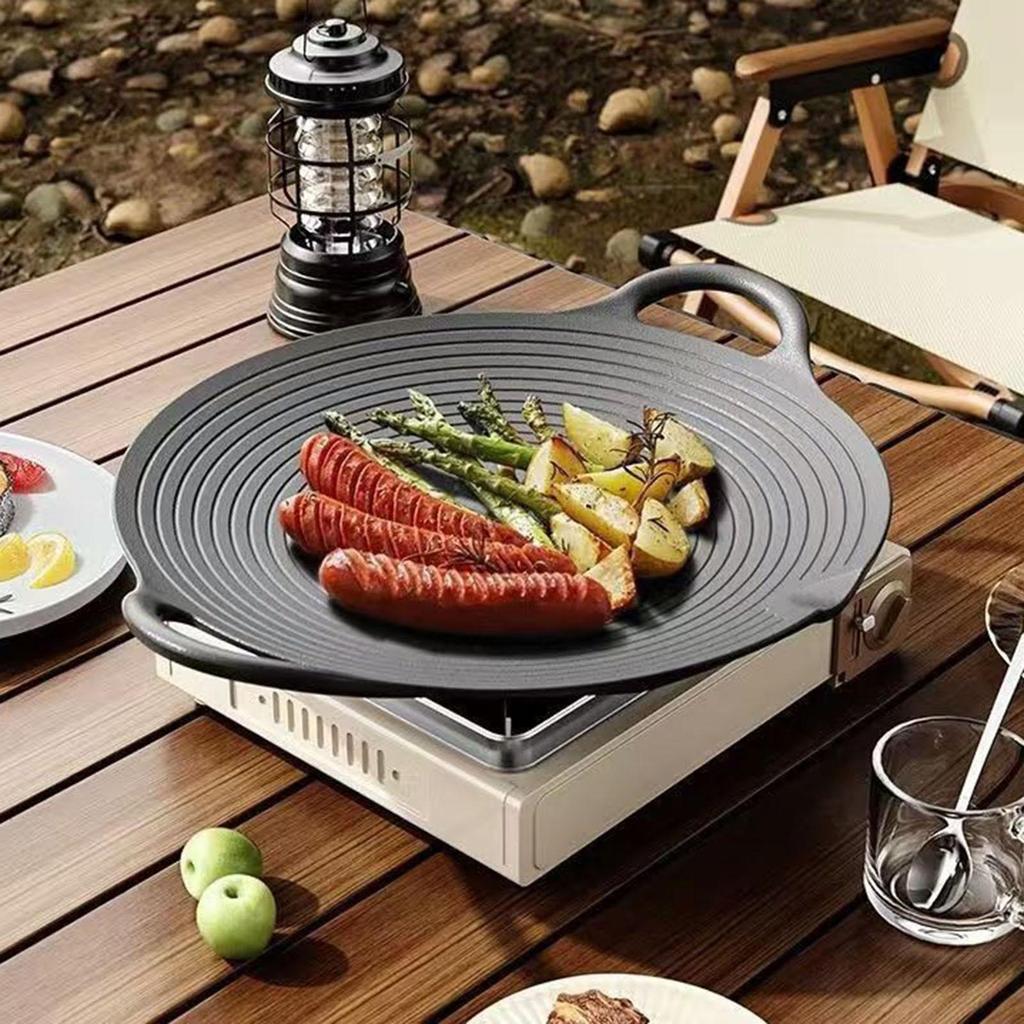 with Anti-scald Handles for Grilling Meat, Ideal RV Kitchens And Outdoor Camping.