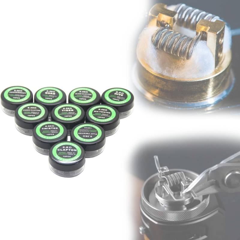 Alien Clapton Coil Rda Heating Wire For Vape Enthusiasts Fueling Cloud Chasing