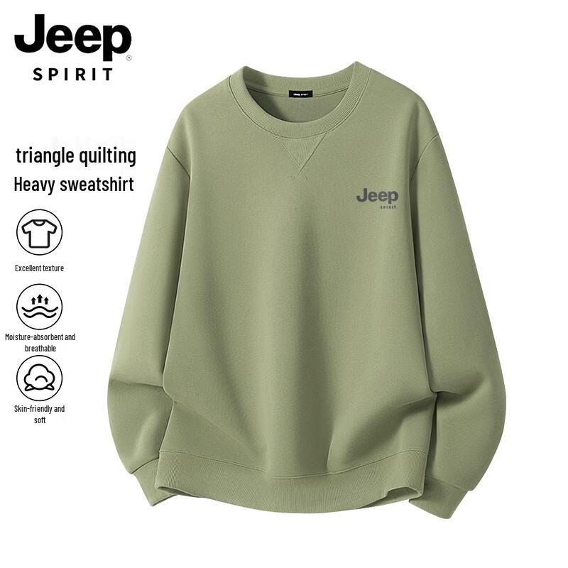 JEEP SPIRIT Men s Casual Print Sweatshirt 3XL