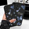 Flying Butterflies Phone Case For Samsung Galaxy A54 A34 A14 A73 A53 A33 A23 A13 A72 A52 A52S A32 A22 A71 4G 5G Staircase Soft C