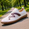 Popular 2025 summer new men's breathable thin fly-woven mesh one-pedal versatile sports and leisure shoes