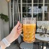 400ml Creative Cool Double Beer Glass Mezzanine Summer Fake Thickened Cup With Handgrip Transparent Beer Mugs Trick Props