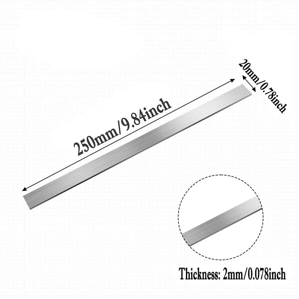 1 Peça Barra Chata de Aço Inoxidável 304, Tiras de Acabamento Versáteis Duráveis, Fácil de Moldar para DIY, Cozinha, Reparos Domésticos