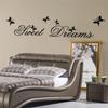 Sweet Dreams Wall Stickers Bedroom Decoration Diy Home Decals Quotes Mural Arts Printing Pvc Poster LS