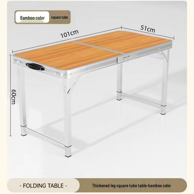 Portable Outdoor Camping and Market Folding Table