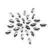 Embroiderymaterial Gunmetal Sew On Glass Rhinestones for Embroidery, Jewellery Making, Crafts, DIY In Metal Base Claw Setting (50 Pieces, 7X15MM, Ey