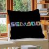 S-Sea D-Doo Seadoo Office Cushion Pillowcase Car Cushion Cover45X45CM Lumbar Pillowcase Sofa Pillowcover