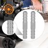 2 Pieces Barb Splicer Mender Hose Connector Barbed Straight Watertight Stainless Steel for Water