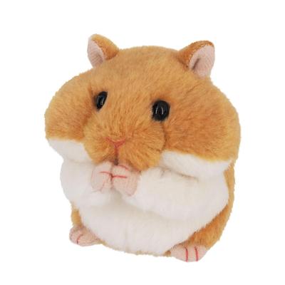 Sanei Boeki Mogu Hamster - Altın Boyut G6D7Y7.5cm Peluş Oyuncak MGH01