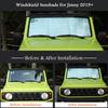 Car Front Windshield Sunshade Window Heat Shield Visor Guard Mat Protector For Suzuki Jimny JB64W JB74W 2019 2020 2021 2022 2023