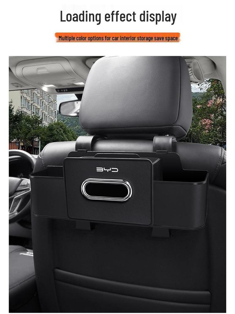 Compatible Storage Box/Cup Holder for BYD Seagull, Song Plus/Pro, Han, Dolphin, Qin Seats