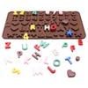 Silicone Mould 26 Letters Numbers Alphabet Cake Decorating Bakeware Chocolate Mold Cooking Tools Food DIY Baking Accessories
