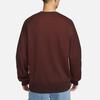 Nike Round Neck Casual Sports Long Sleeve Knit Sweater Unisex Tops Brown FN2574-227