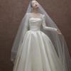 Satin Hochzeitskleid Braut 1011 neues Hauptkleid retro leichtes Hochzeitskleid Ausgehkleid kleiner Mann lange Ärmel unterwegs Prinzessin Frau