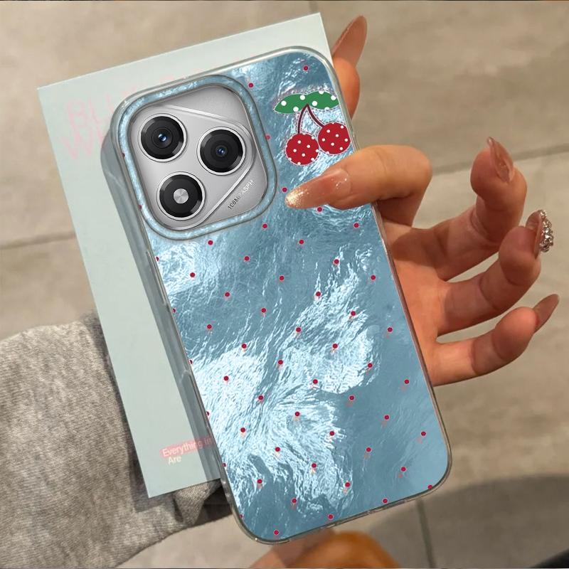 Cute Fruit Cherry Butterfly Girls Case For Honor 400 Pro X9c Magic7 Magic6 200 Lite Smart X9a X8a X8b X8c X7c X8 Fundas Cover