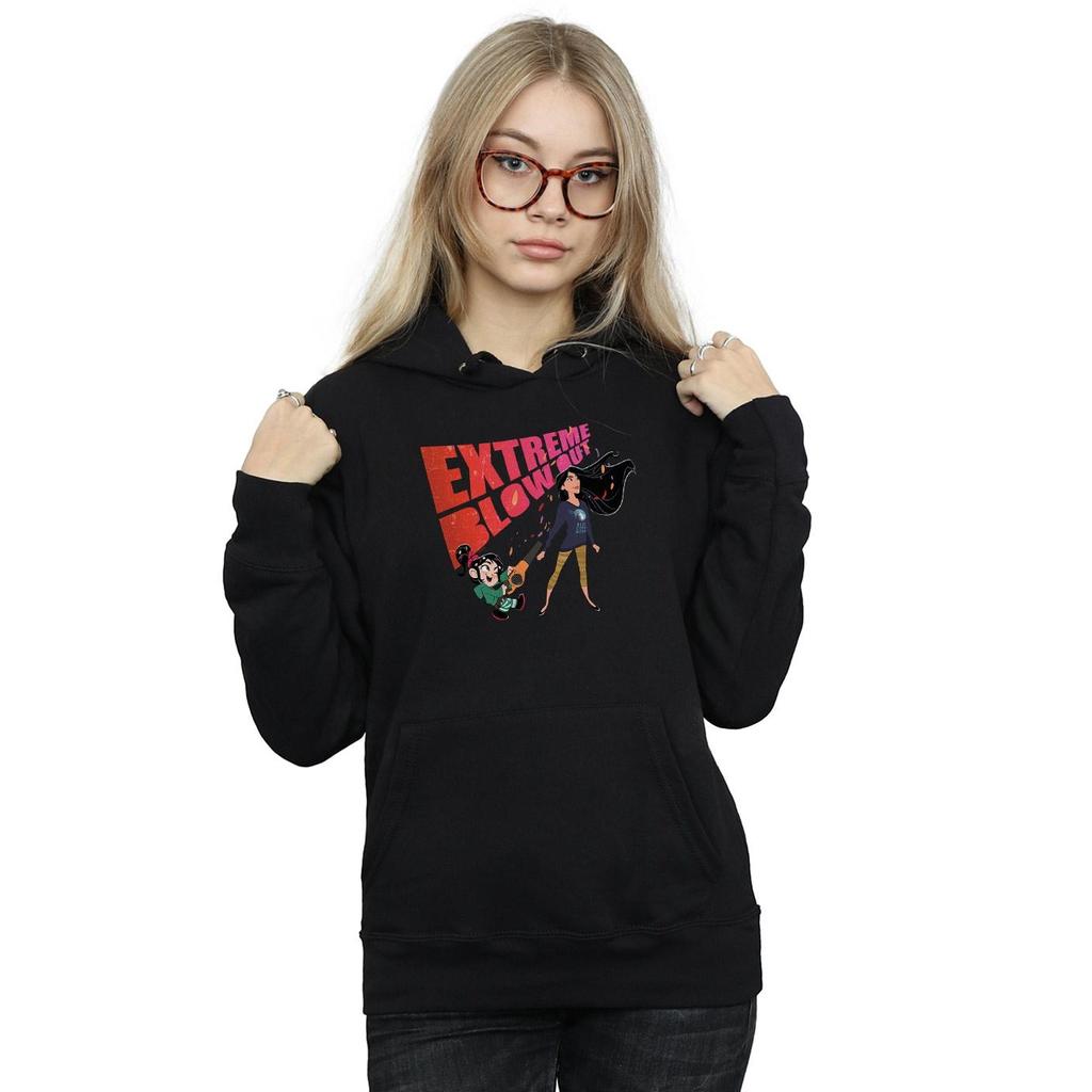 Disney Womens/Ladies Wreck It Ralph Pocahontas And Vanellope Hoodie