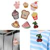 9PCS Cartoon Dessert Fruit Patches Sewing On Fabric Repair Applique For Backpacks Hats And Clothing Craft Project Decors