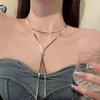 Spicy Girl Tassel Pearl Necklace: Elegant, Versatile Clavicle Jewelry for Women