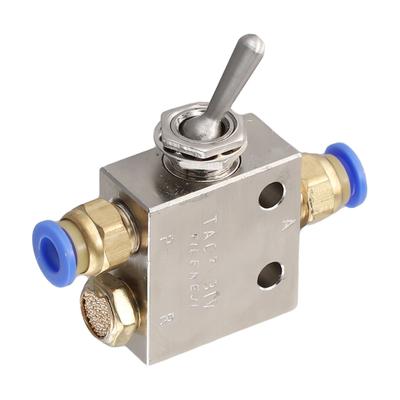 Válvula Pneumática TAC2-31V 2 Posições 3 Vias Alavancas Válvula Mecânica Com Conexão