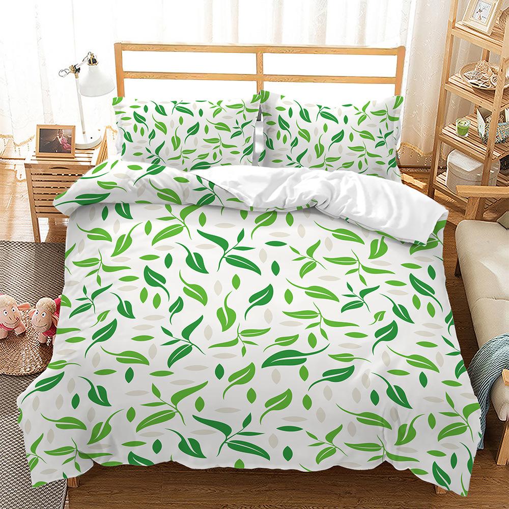 Quilt Cover Flower Floral Series Fresh 3D Quilt Cover Three-Piece Digital Kit