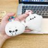 Furry Seal Plush Toy Doll Bag Pendant Cartoon Cute Accessory Doll Keychain Small Gift Present