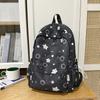Korean Schoolbag Junior High School Girls Ins Fresh Stars High Value Backpack High School Students Large Capacity Lightweight Backpack