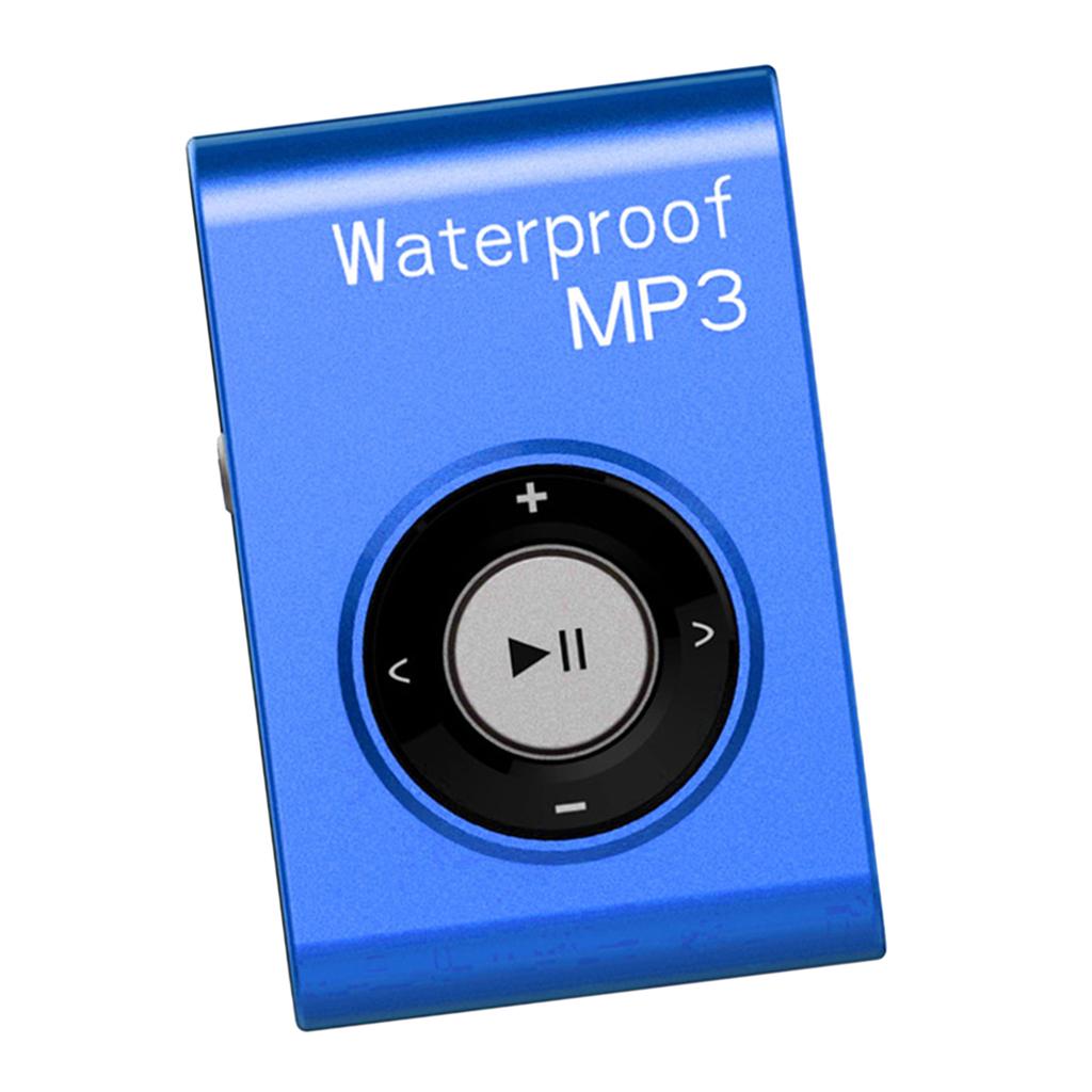 Waterproof Mp3 Music Player FM Radio with Clip Multiple Color gold
