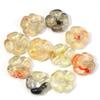 10pcs/lot Colorful Flower Acrylic Beads Four Petal Flower Beads Loose Spacer For Jewelry Making Bracelet Necklace Accessories