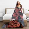 Black Widows Warm Soft Blanket  Kids Plush Throw Blanket Novelty Couch Bed Flannel Bedspread Sofa Bed Cover