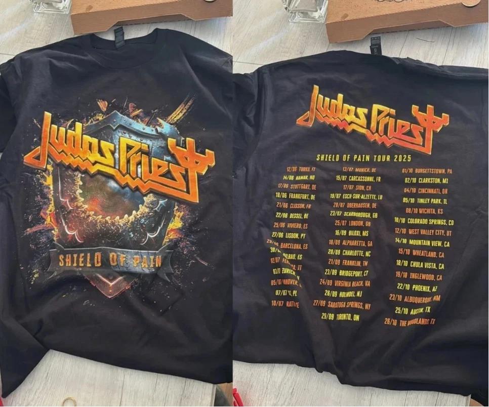 Judas Priest Shield of Pain Tour 2025 Мерч Футболка L