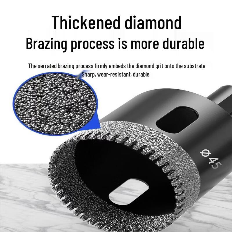 Toothed Ceramic Tile Hole Saw Drill Bit