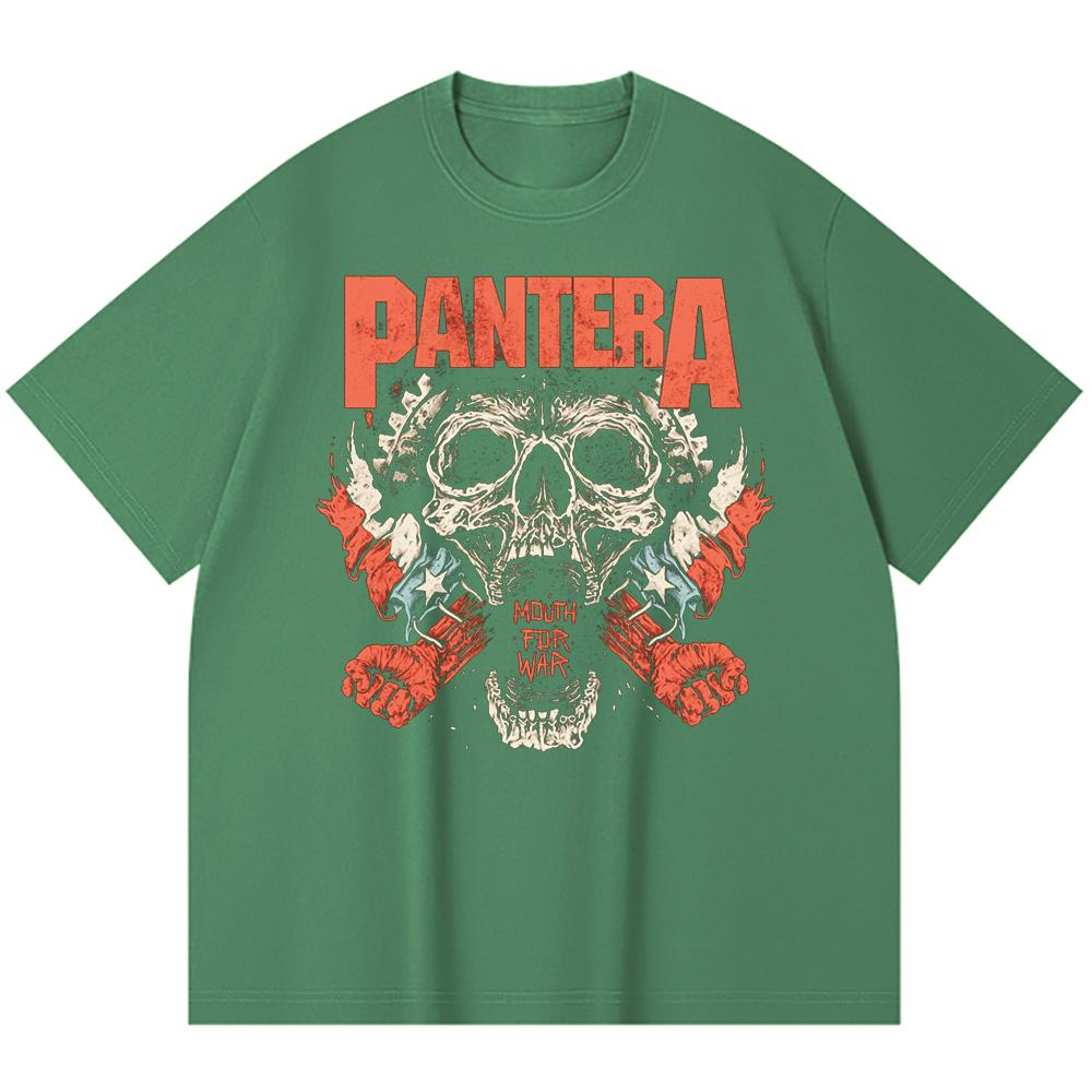 230 Gsm 100% Cotton Heavy Metal T-Shirt  Rock Band Popular Music Print Unisex Heavy Cotton T Shirt