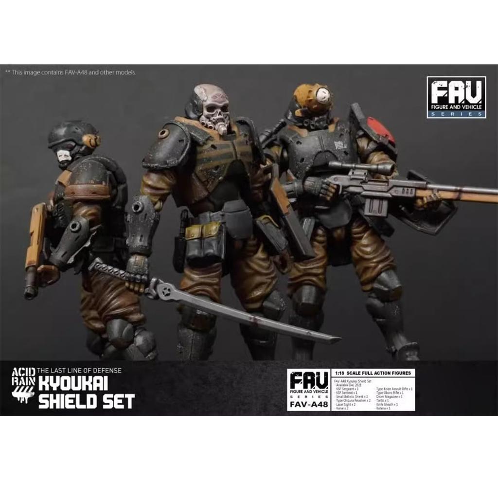 HiPlay TOY ALLIANCE 1/18 Scale ACID RAIN FAV-A48 Boundary Shield Set, Movable Figure, Painted and Finished