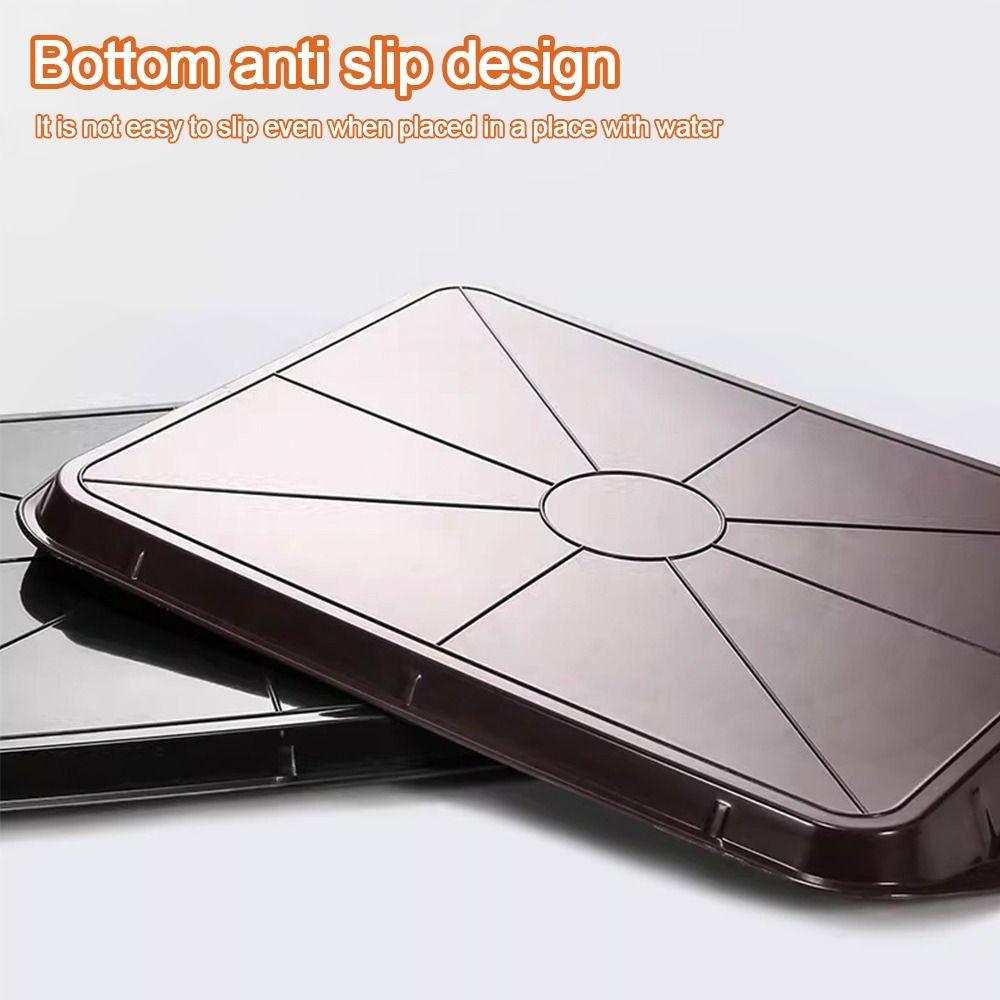 Neue 43*30cm Schale Kunststoff Rechteckige Servierplatte Rutschfeste Catering Servierschale