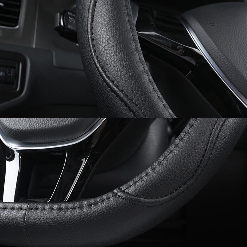 D Type Car Steering Wheel Cover Wrap for Geely Monjaro 2021 2022 2023 2024 37-38CM Steering-Wheel