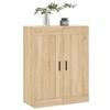 VidaXL Wall Cabinet Sonoma Oak 69.5x34x90 Cm Engineered Wood 830399