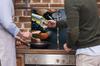 2x GLASS PROTECTIVE PLATE FOR STOVE 40x52 KITCHEN