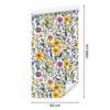 Wild Flowers Wallpaper Light Gray and Lime for Living Room and Bedroom 50x1000