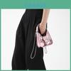 Stylish Mini Handbag For Girls With Bowknot Design Trendy Pu Leather Crossbody Bag