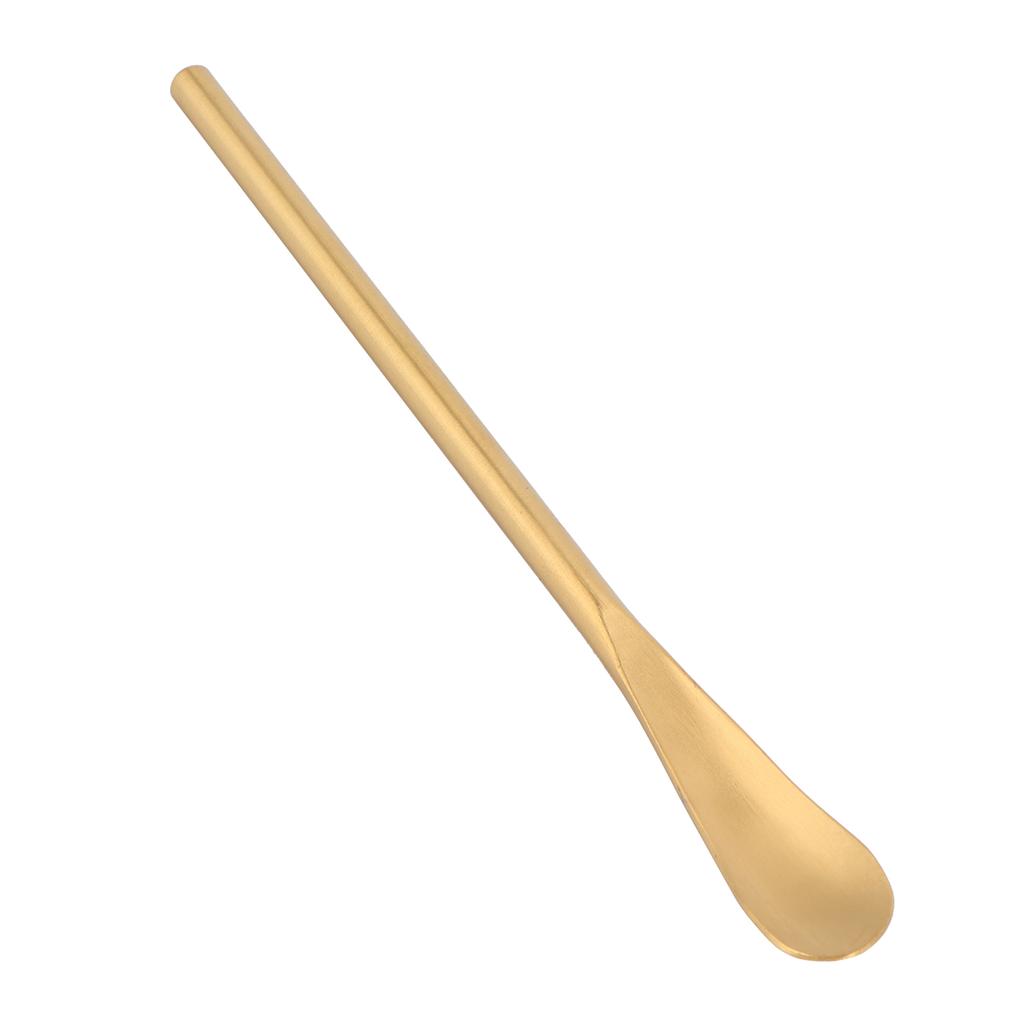 Stainless Steel Mixing Spoon Short Handle Dessert Coffee Spoon Mixing Stick for Kitchen HomeGolden