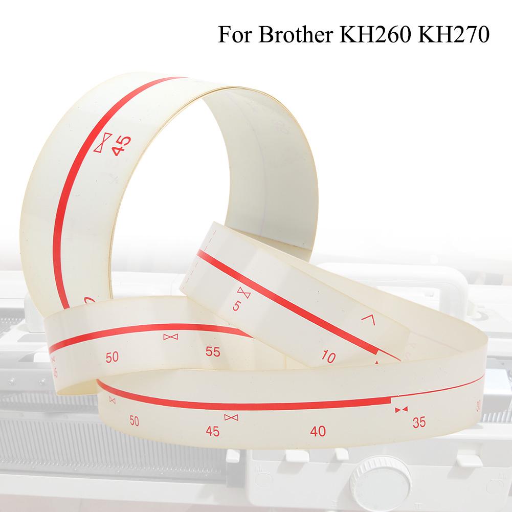 2PCS Nylon Professional Knitting Machine Needle Ruler Knitter Accessory for Brother KH260 KH270