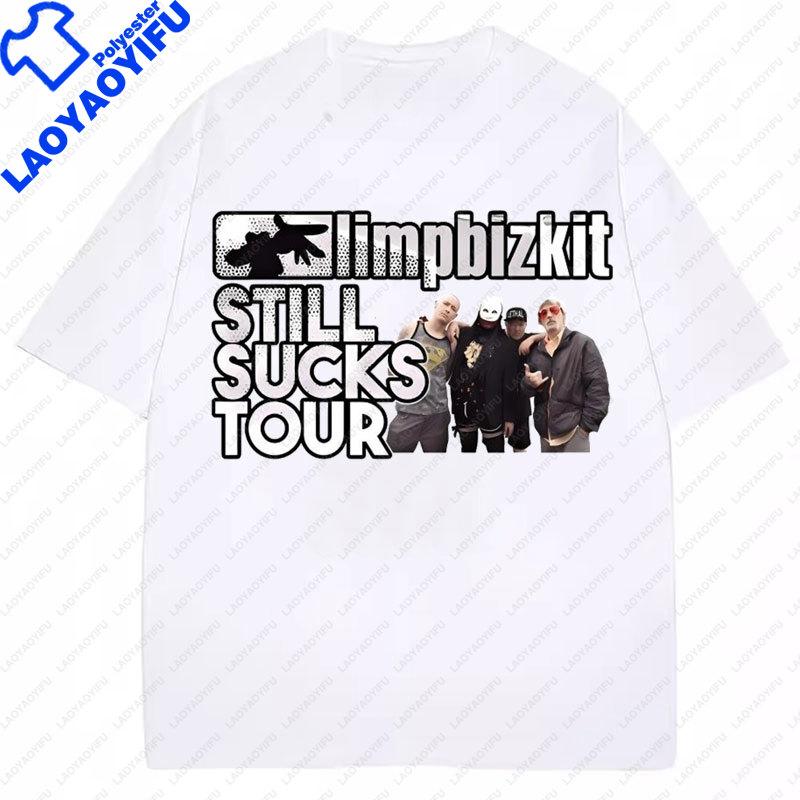 Limp Bizkit Oversized Printed Graphic T Shirts Unisex Unisex Rock Metal Band Fan Gifts Shrot Sleeved Summer New Style Y2k Clothes