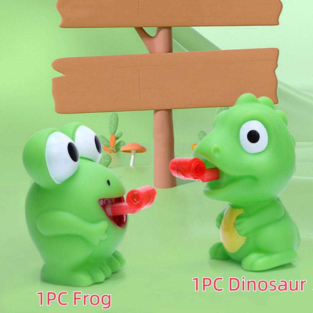 Stress Frog and Dinosaur Toys Tongue Sticking Out Novelty Relief Squeeze Toys Stress Screaming Party Frog Pop Up Toy for Gifts