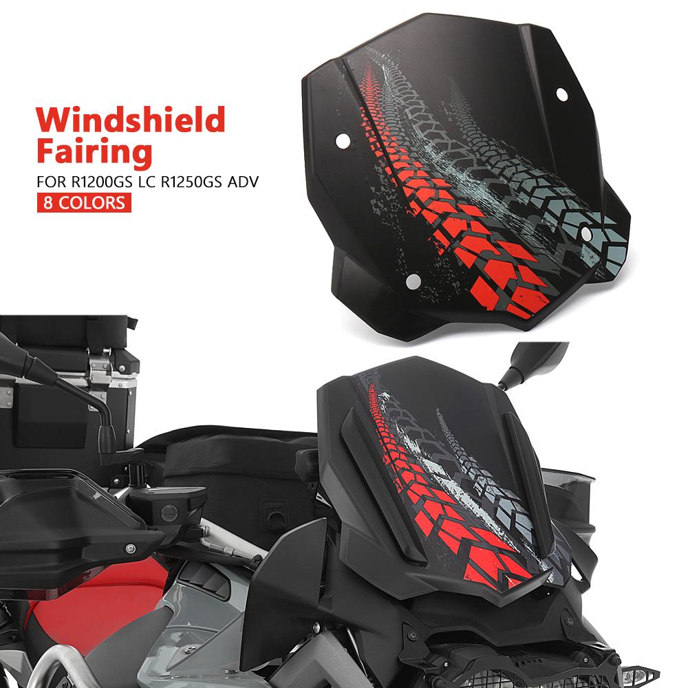 Motorcycle Windshield For BMW R1250GS 2018 - 2024 ADV LC Rallye Windscreen Deflector Protector Wind Screen