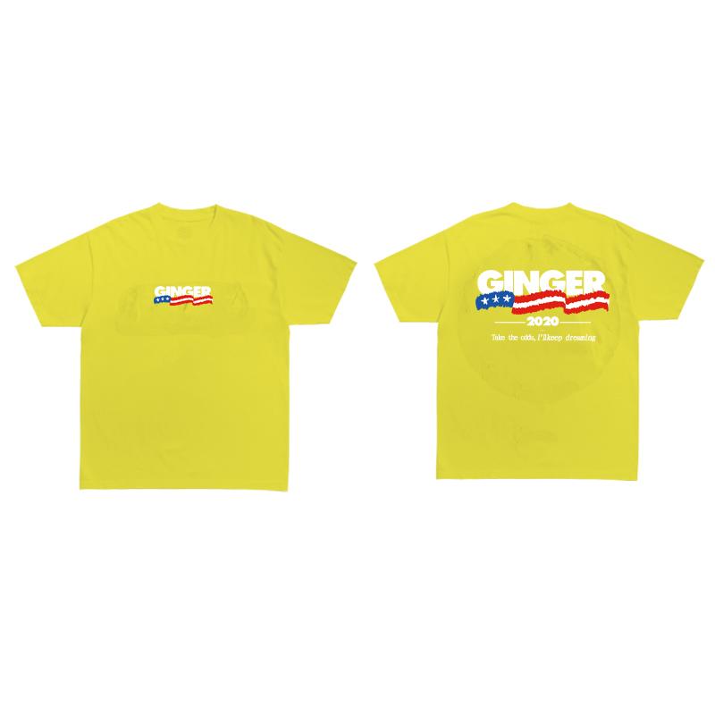 

GINGER 2023 Футболка унисекс в стиле хип-хоп Brockhampton Swag Harajuku Футболки Take The Odds I ll Keep Dreaming Уличная одежда с буквенным принтом Топ XL