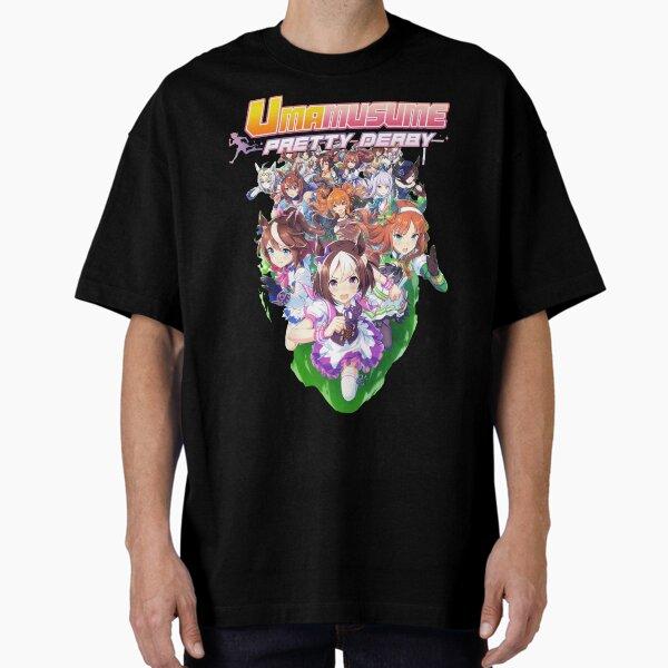 UmaMusume Pretty Derby Anime Art Horsegirl Design Oversized T-Shirt